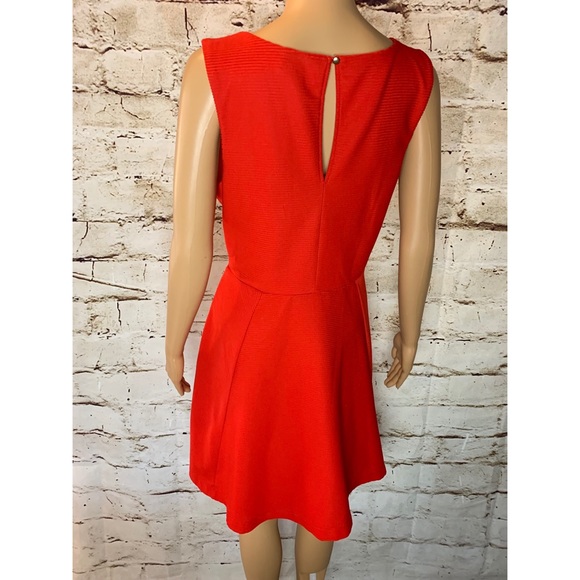 Express Red Skater Dress - Picture 4 of 6